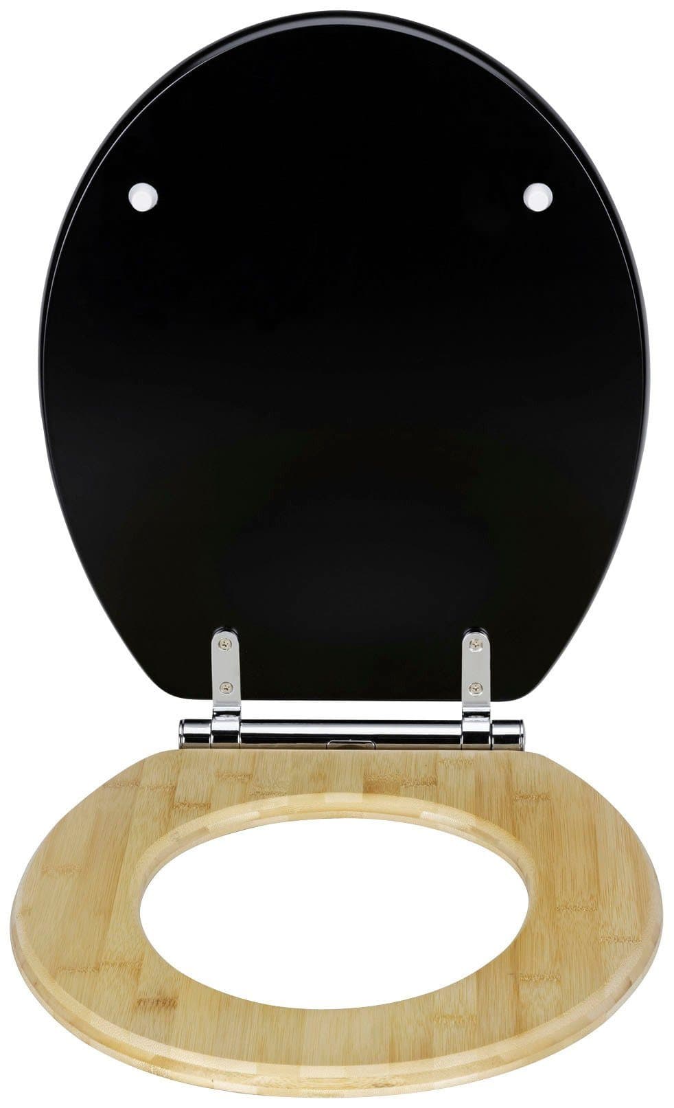 WENKO WC-Sitz Bambusa Black | Schwarz