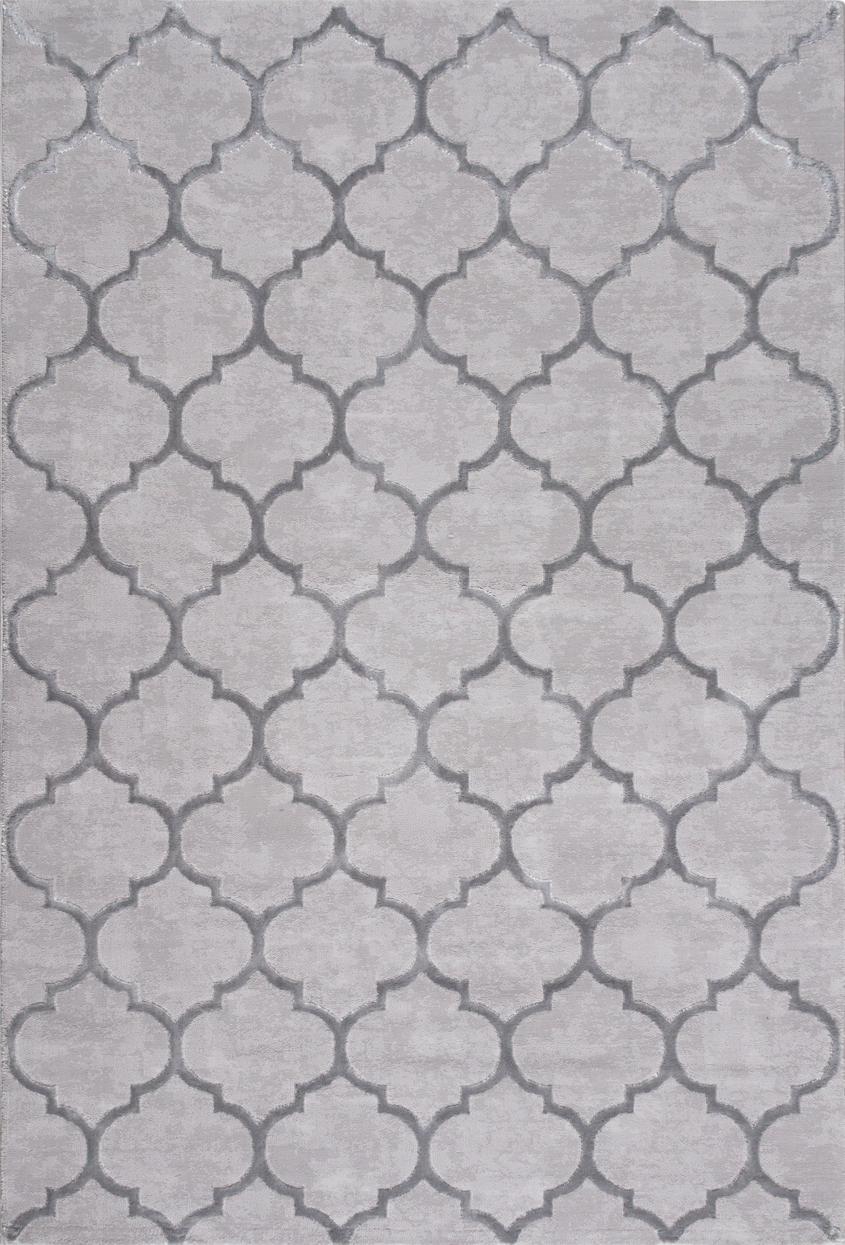 OTTO home Badra Kurzflor Teppich | Grau