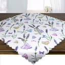 Delindo Lifestyle Mitteldecke LAVENDEL + HERZ | Mehrfarbig