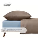 uncover by SCHIESSER Spannbettlaken New Jersey | Blau 2