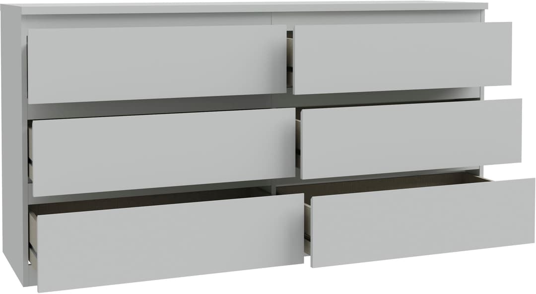 FORTE Kommode Edmore | Grau