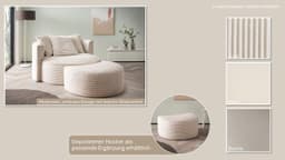 LeGer Home by Lena Gercke XXL-Sessel Isalie | Beige