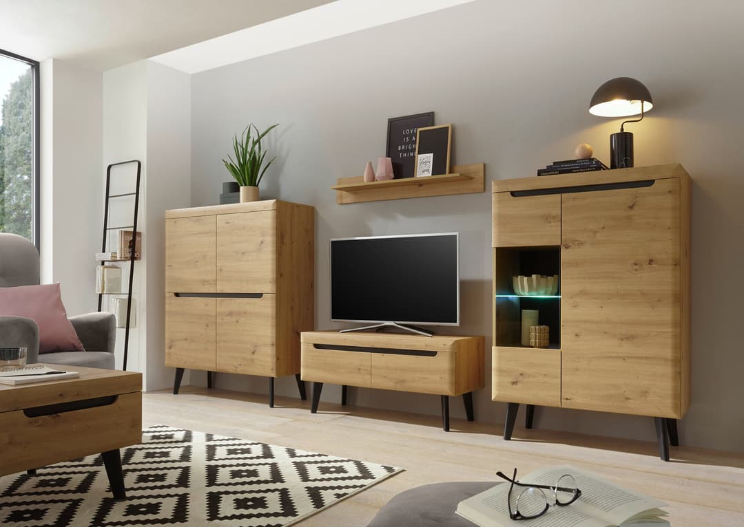 Home affaire Highboard Torge | Holztöne