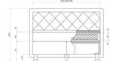 ATLANTIC home collection Boxbett Helen | Grau