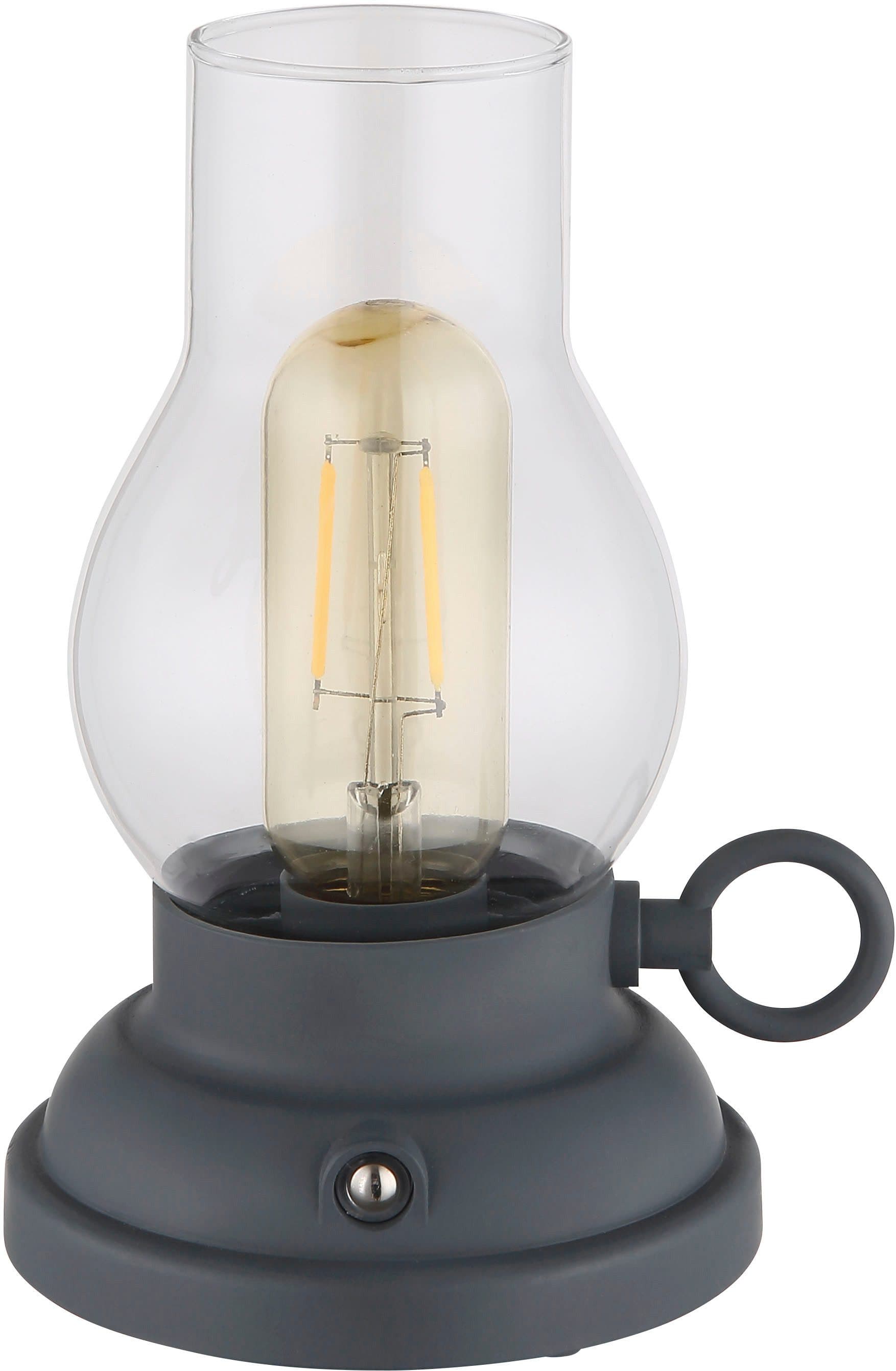 GLOBO LIGHTING LED Tischleuchte PETRO | Grau