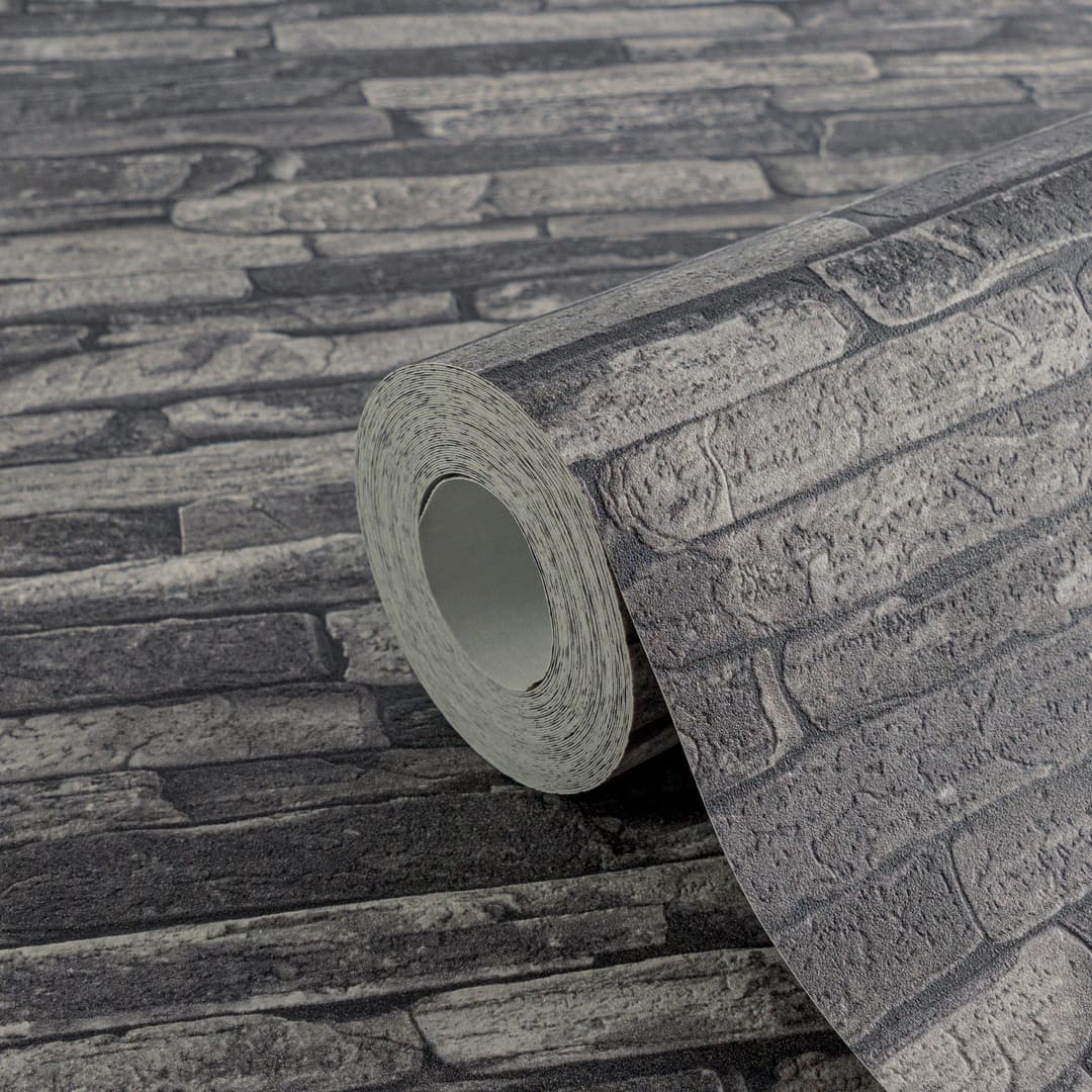 living walls Vliestapete Best of Wood`n Stone 2nd Edition | Grau