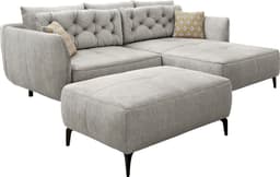 Jockenhöfer Gruppe Ecksofa Salo L-Form | Grau