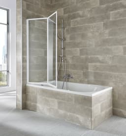 welltime Badewannenaufsatz Nassau | Weiß