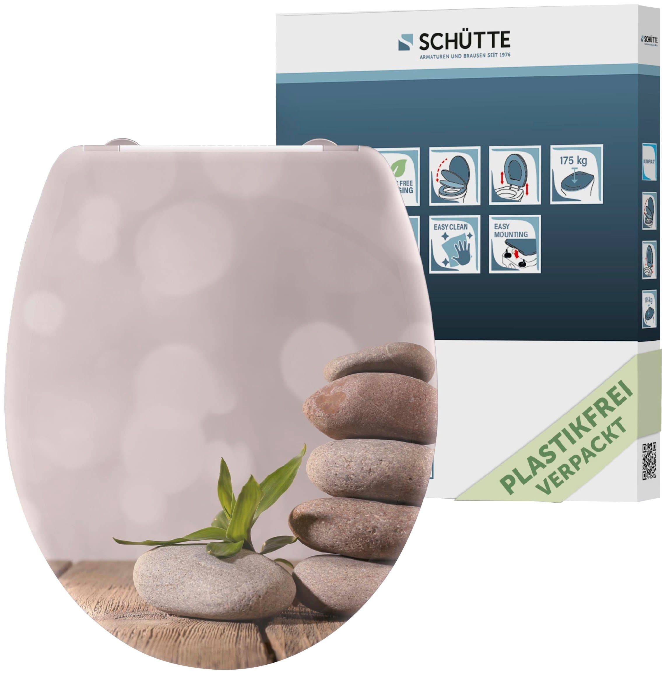 Schütte STONE PYRAMID WC-Sitz | Mehrfarbig