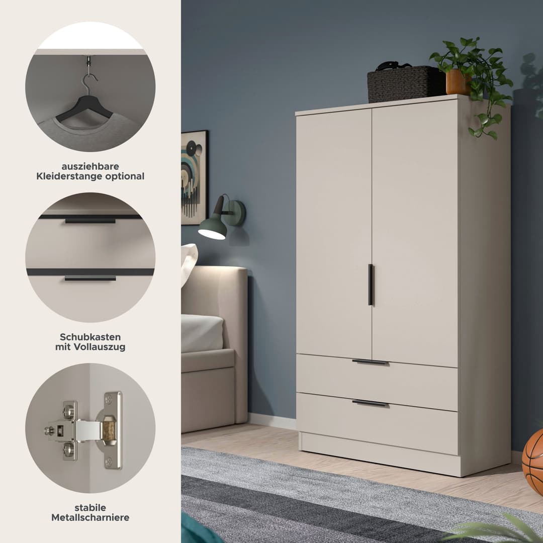 Home affaire Wäscheschrank SKARDE | Beige