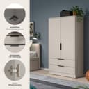 Home affaire Wäscheschrank SKARDE | Beige 3
