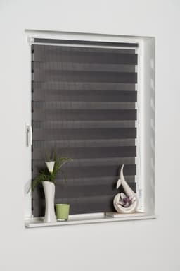 Doppelrollo Maringa Klemmfix | Grau
