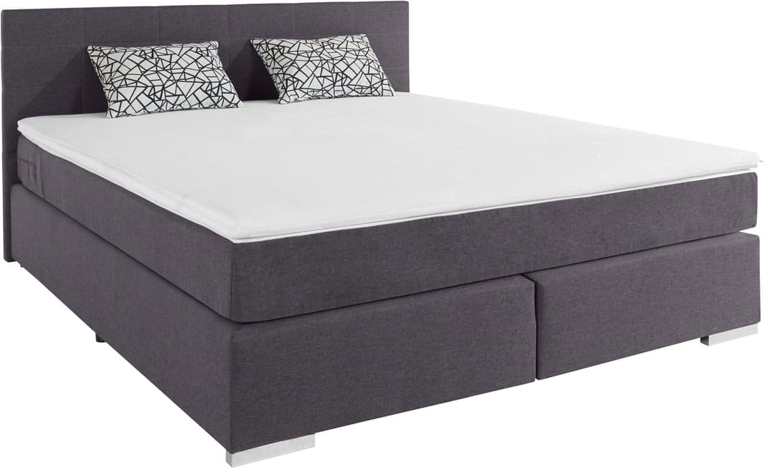 COTTA Boxspringbett Simba | Grau