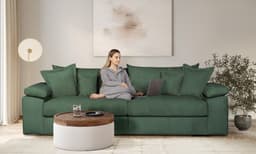 Home affaire Big-Sofa Soft&Cosy XL | Grün