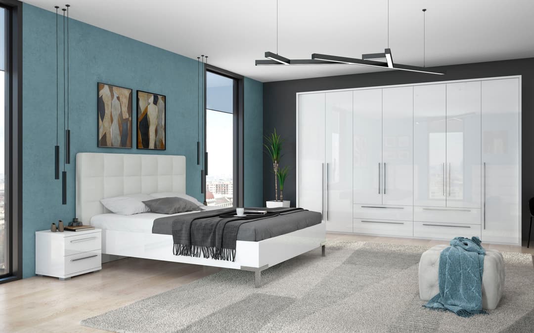 OTTO home Drehtürenschrank Piano | Weiß