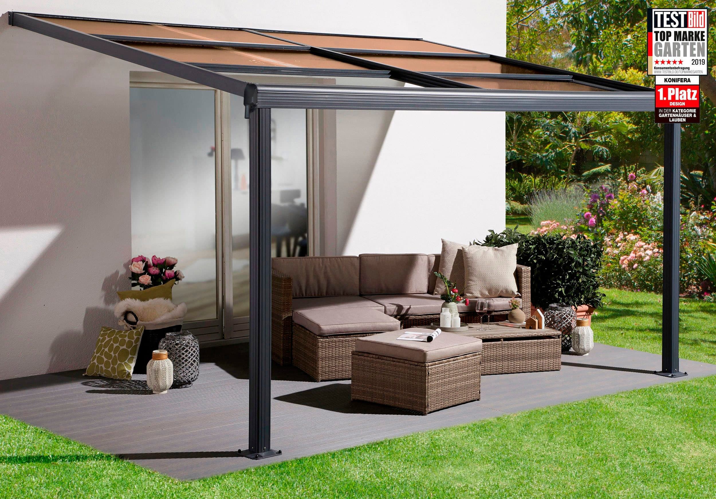KONIFERA Terrassendach Barcelona Nova | Grau