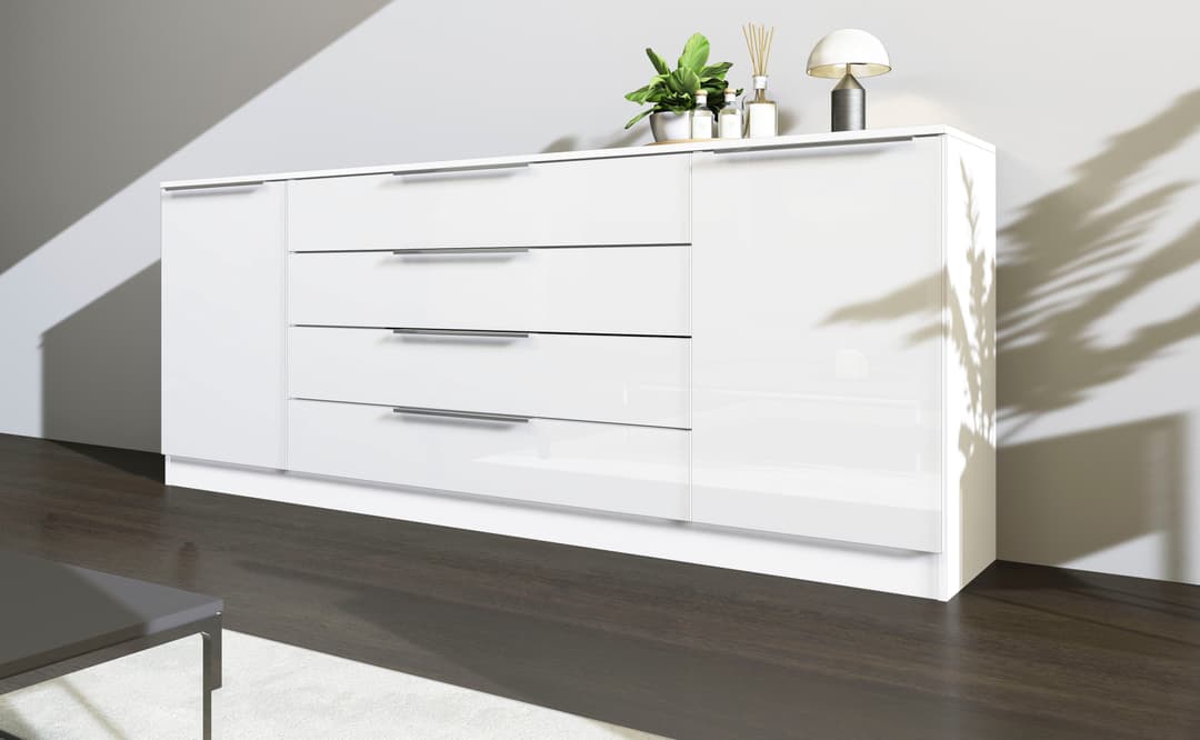 borchardt Möbel Kommode Oliva | Weiß
