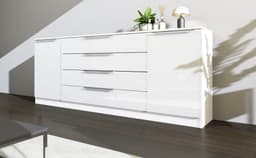 borchardt Möbel Kommode Oliva | Weiß