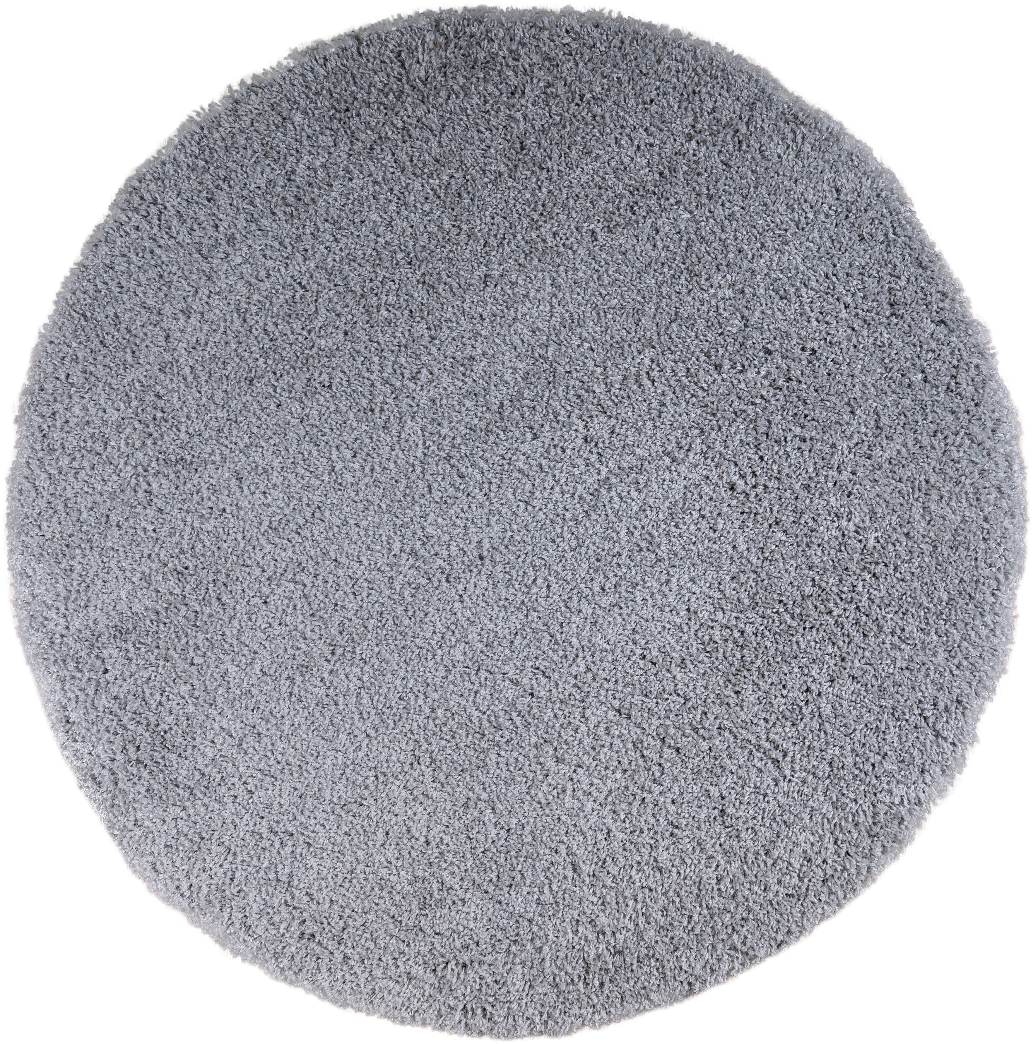 OTTO home Shaggy Teppich rund 140cm | Grau