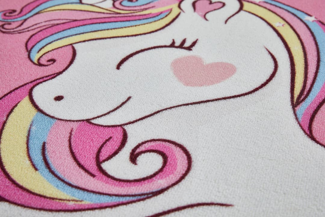 Andiamo Kinderteppich Einhorn | Pink