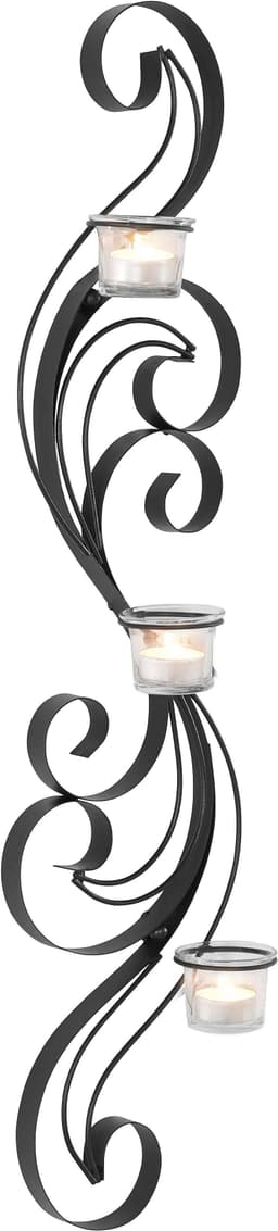 Home affaire Wandkerzenhalter Hana | Schwarz