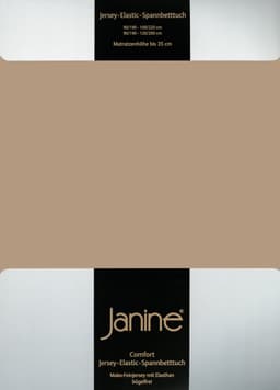 Janine Spannbettlaken ELASTIC 5002 | Beige