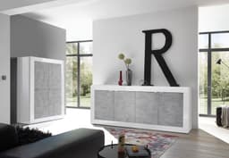 Home affaire Highboard Basic | Weiß