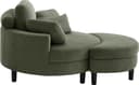 ATLANTIC home collection Loveseat Ravi | Grün 3