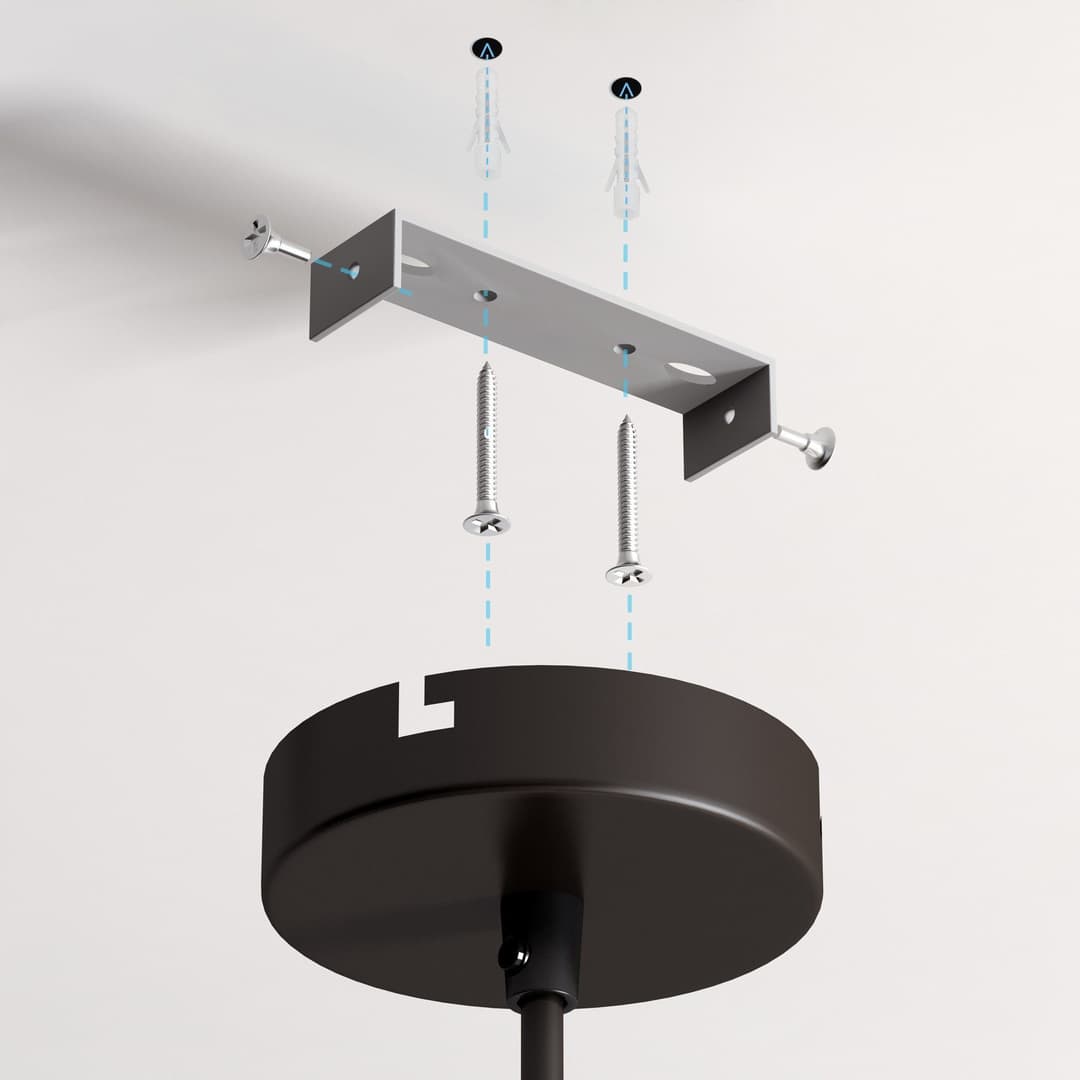 B.K.Licht Pendelleuchte Auriga | Schwarz