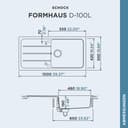Schock Granitspüle COMO D-100L | Schwarz 3