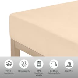OTTO home Spannbettlaken | Beige