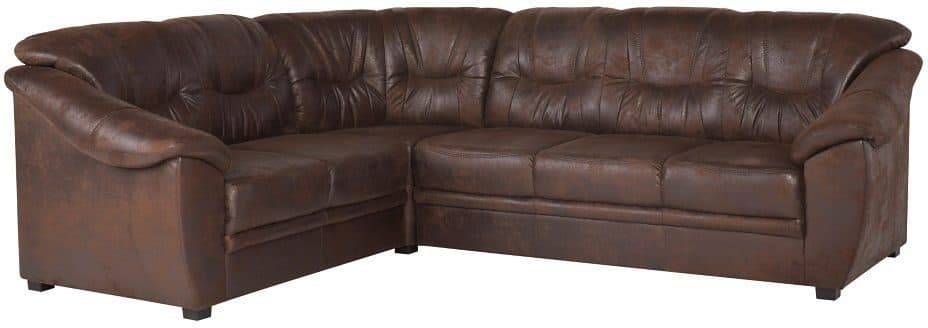 Home affaire Ecksofa Savona L-Form | Braun