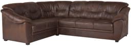 Home affaire Ecksofa Savona L-Form | Braun