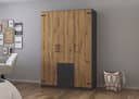 rauch Drehtürenschrank Holmes | Holztöne 2