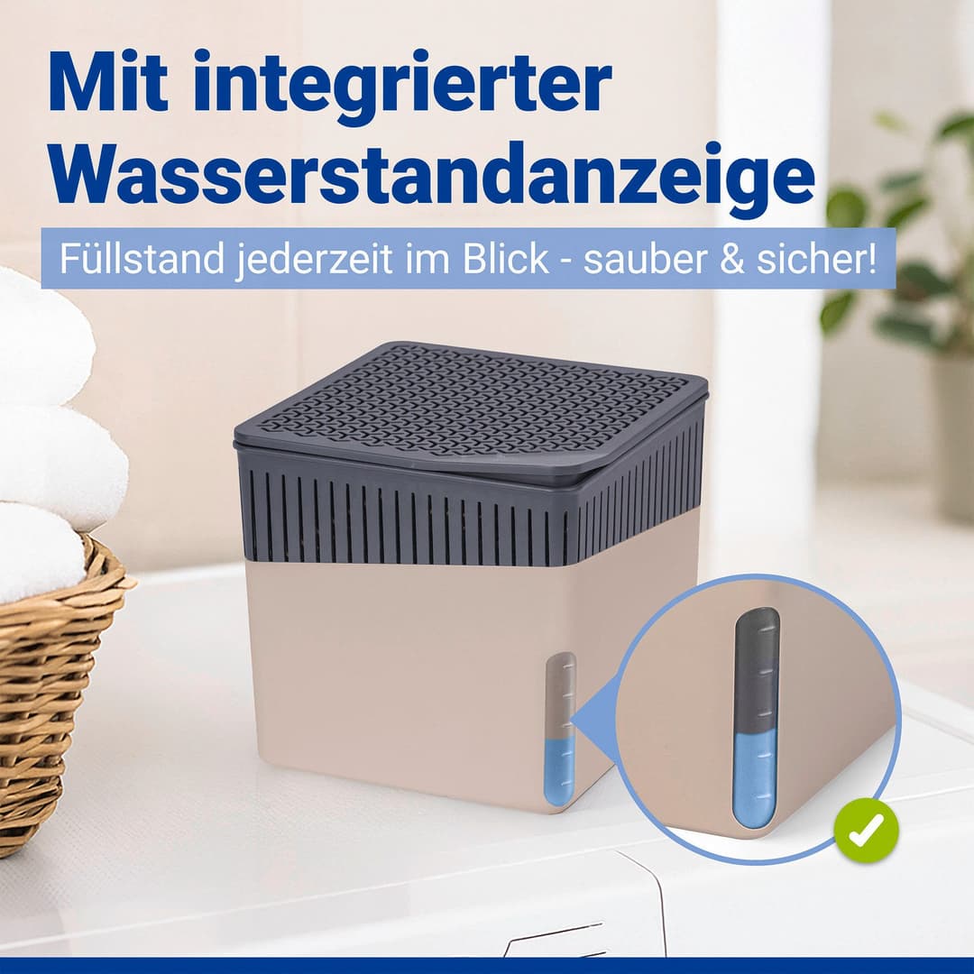 Wenko Luftentfeuchter Cube | Beige
