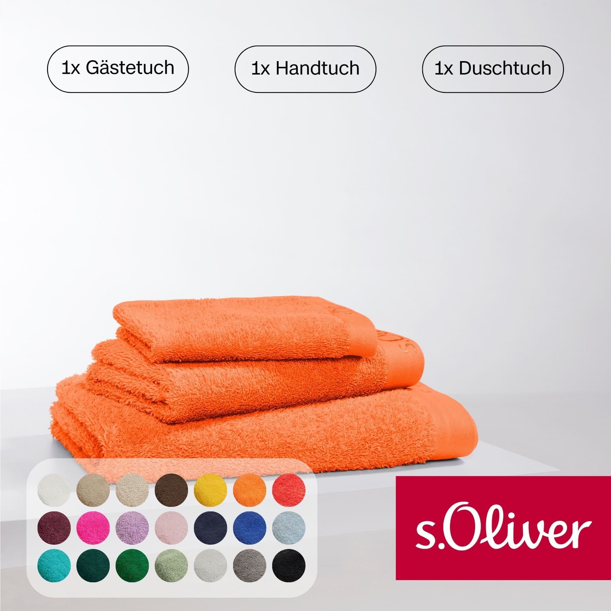 s.Oliver Handtuch Set | Orange
