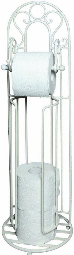 Ambiente Haus Toilettenpapierhalter Antik, weiß | Weiß