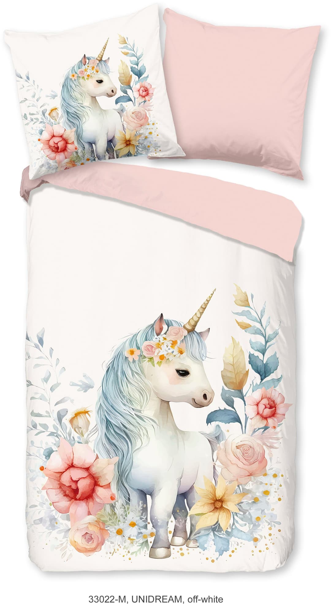 PURE luxury collection Kinderbettwäsche Unidream | Rosa