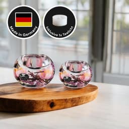 GILDE Teelichthalter Dreamlight | Rosa