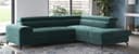 COTTA Ecksofa Aura L-Form | Schwarz