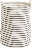 Zeller Present Wäschetasche Stripes | Grau 2