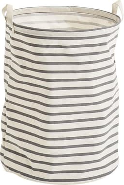 Zeller Present Wäschetasche Stripes | Grau