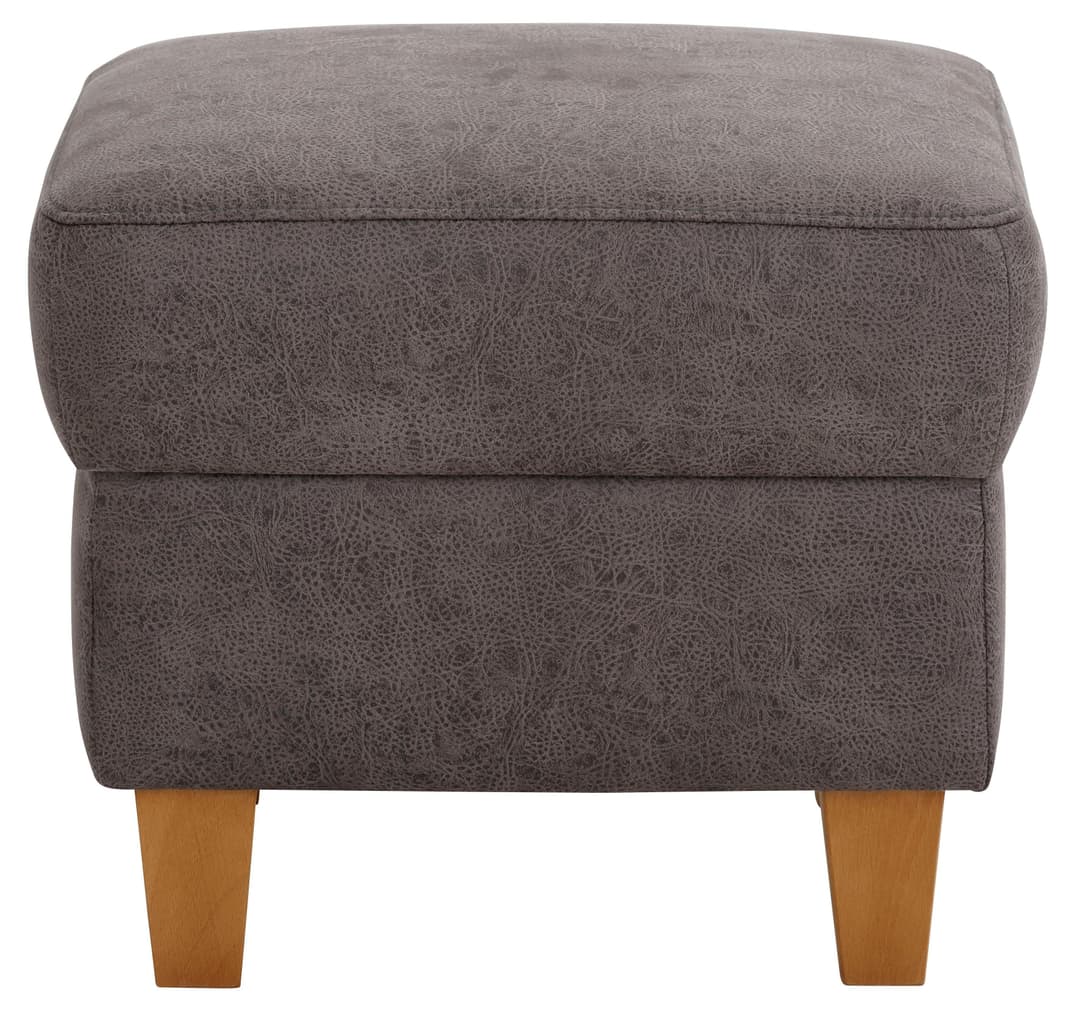 Home affaire Polsterhocker Palmera | Grau