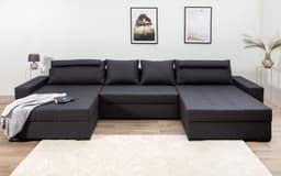 COLLECTION AB Wohnlandschaft Josy XXXL-Relax U-Form | Grau