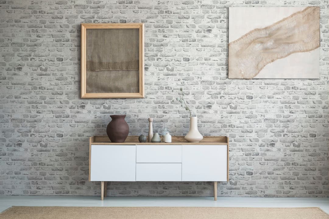 A.S. Création Bricks & Stones Vliestapete | Grau