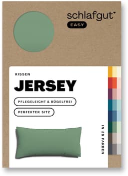Schlafgut Kissenbezug EASY JERSEY | Grün