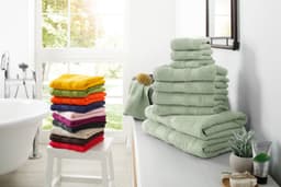 OTTO home Handtuch Set Vanessa | Grün