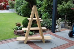 Promadino Blumenständer | Holztöne
