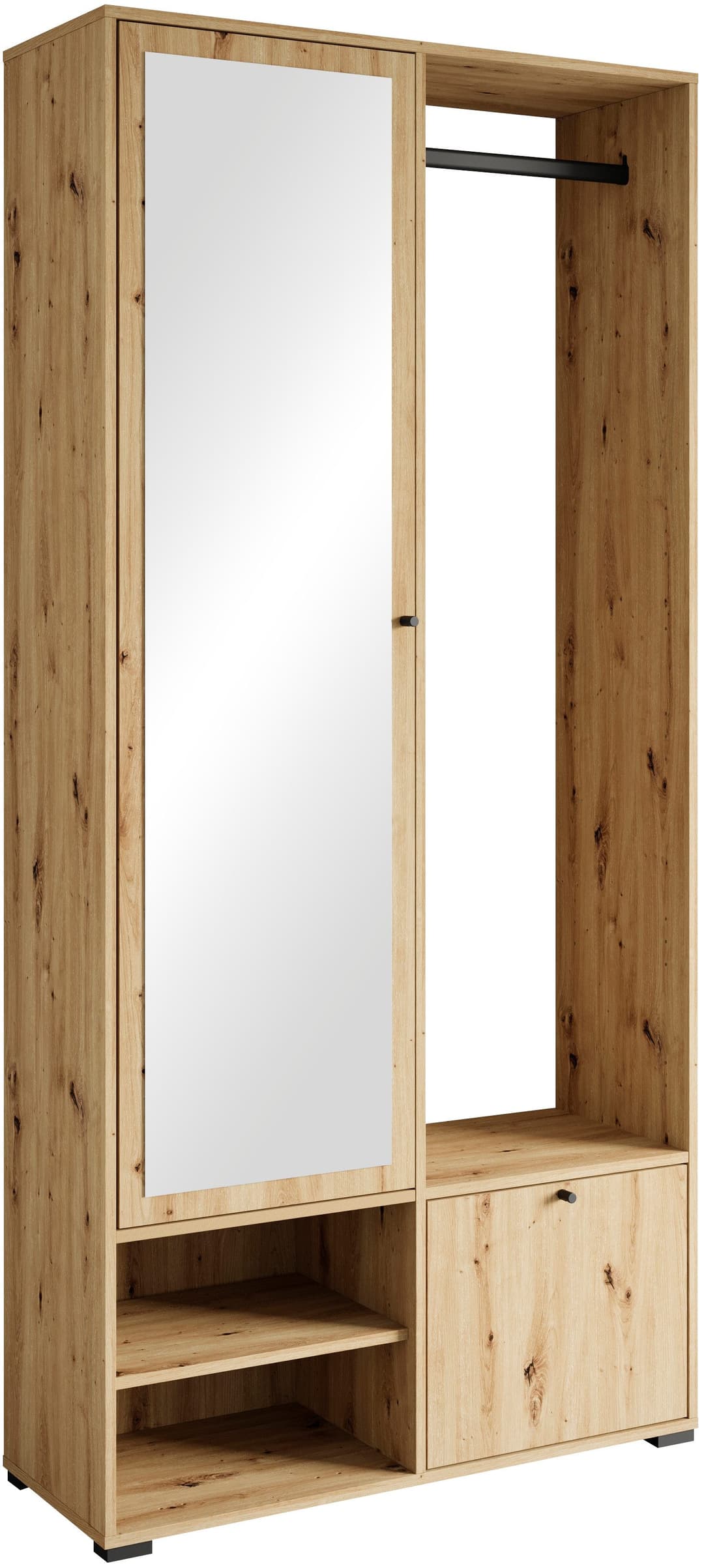 Home affaire Garderobenschrank DINO Kompaktgarderobe | Holztöne
