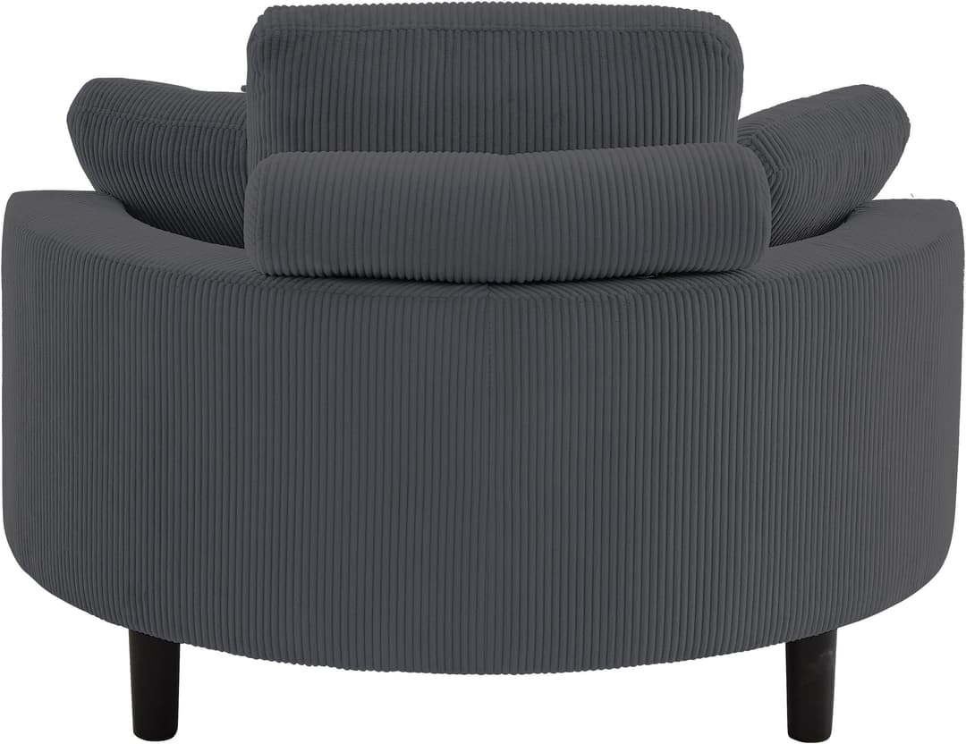 ATLANTIC home collection Loveseat Ravi | Grau
